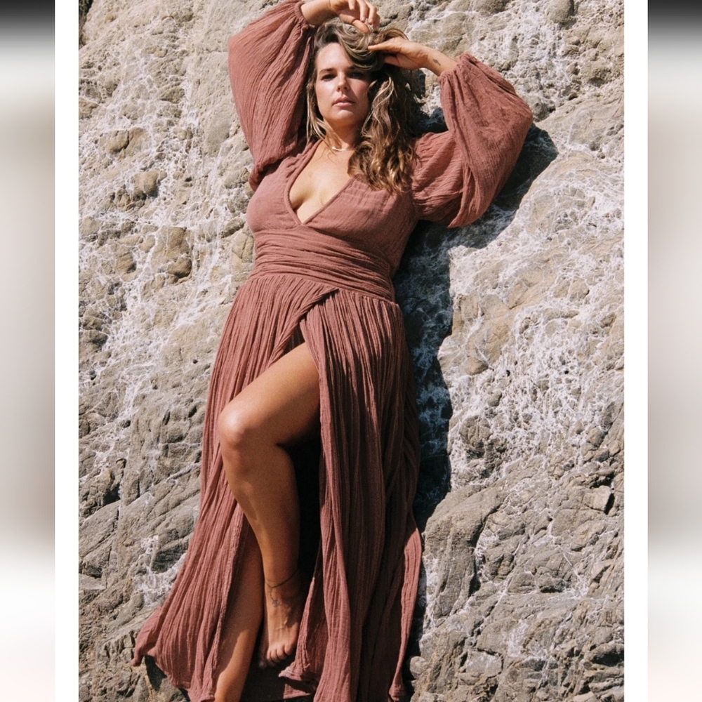 jens pirate booty lapis maxi dress Nwt Rust - Picture 5 of 14